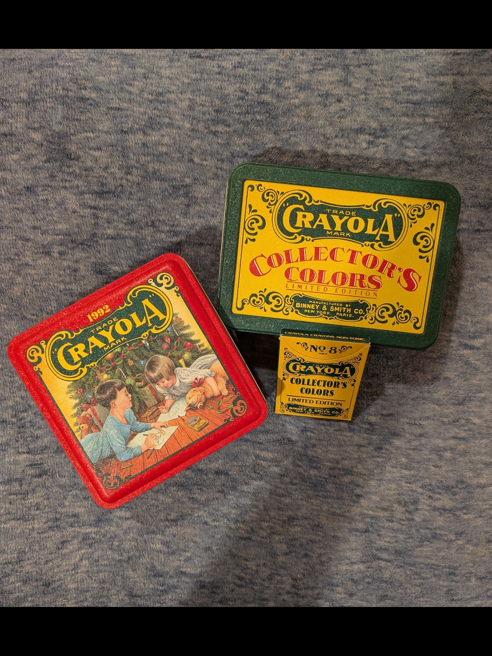 Crayola Vintage Collector's Tins And Collector's Colors Crayons - Picture 2 of 9